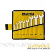 Набор рожковых ключей STAYER PROFI 27035-H8/8 шт, 6-24 шт