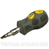 Отвертка STAYER MAX-GRIP 25853-H2 G, с двухсторонним стержнем, Cr-V, SL 6,5, PH №2