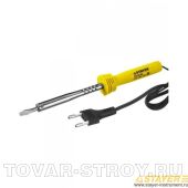 Паяльник STAYER 55330-60 STANDARD с пластмассовой рукояткой и долговечным жалом, 60 Вт, клин