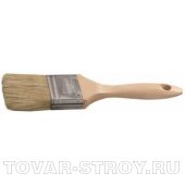 Кисть плоская STAYER UNIVERSAL-LUX 01053-025, натуральная щетина, деревянная ручка, 25мм