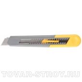 Сегментированный нож STAYER STANDARD 0910, инструментальная сталь, 18 мм