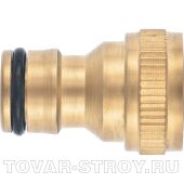 Адаптер латунный, 1/2", внутренняя резьба PALISAD