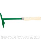 Мотыжка комбинированная, "трапеция" и "лепесток", деревянная рукоятка, 350 мм PALISAD
