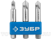 Набор экстракторов поврежденного крепежа ЗУБР ПРОФИ 26700-Н3, 3 предмета: PH1/PZ1, PH2/PZ2, PH3/PZ3