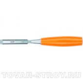 Стамеска, 12 мм, плоская, пластмассовая рукоятка SPARTA