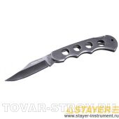 Нож STAYER 47613 перочинный, металлическая облегченная рукоятка, большой