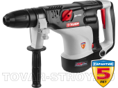 Перфоратор ЗУБР ПРОФИ SDS-max (ЗПМ-40-1100 ЭК) 1100 Вт, 12Дж, 0-500 об/мин, 0-2800 уд/мин, 7 кг