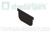 Заглушка торцевая Spark ЗЛВ-10.14.07-ПП для лотка водоотводного пластикового 125х72 мм (6821/2)