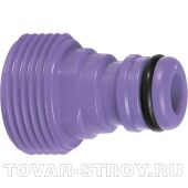 Адаптер пластмассовый, 3/4", внешняя резьба PALISAD