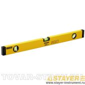 Уровень STAYER 3466-120 PROFI алюминиевый, коробчатый, усиленный, фрезерованный, 3 глазка, 120 см