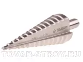Сверло ступенчатое ЗУБР ПРОФИ, сталь Р6М5 4-5-6-7-8-9-10-11-12 мм (29670-4-12-9)