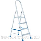 Стремянка, 4 ступени, алюминиевая СИБРТЕХ Pоссия