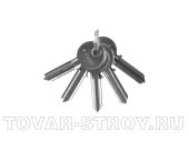 Заготовок ключа ЗУБР (52195) 5 шт, английский тип