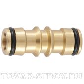 Переходник-соединитель латунный, штуцерный PALISAD