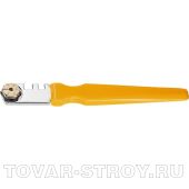 Стеклорез 6-роликовый с пластмассовой ручкой SPARTA