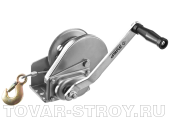 Лебедка ручная барабанная ЗУБР ПРОФИ 1,3т/8м (43117-1.3*) подъемная тросовая