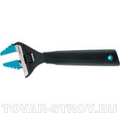 Ключ разводной 150 мм. CrV, тонкие губки, защитные насадки GROSS