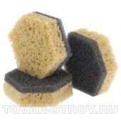 Губки для посуды TEFLON, 90*80*30 мм, 3 шт. Elfe