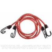 Крепежный шнур STAYER PROFESSIONAL 40506-060 резиновый, с двойным крюком, длина 60 см, D=8 мм, 2 шт