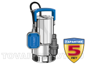 Насос дренажный погружной ЗУБР ПРОФИ, грязная и чистая вода (НПГ-Т3-1100-С) 1100 Вт, 280 л/мин, напор 10.5 м, кабель 10 м, штуцер 1"-1 1/4"-1 1/2", корпус из нержавеющей стали