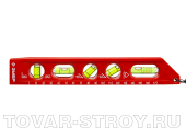 Уровень ЗУБР СУПЕРКОМПАКТ, пластмассовый с ОСОБОмощными магнитами (3455) 230мм