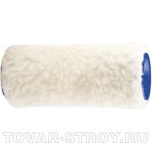 Валик из натурального меха , 100 мм, ворс 12 мм, D - 48 мм СИБРТЕХ Россия