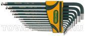 Набор ключей имб. удл. INDUSTRIE SAE HEX0.05-3/8 Kraftool 27444-H13, 13 пред., НЕХ 0.05"-3/8"