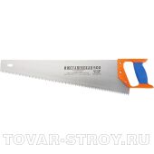 Ножовка по дереву, 500 мм, шаг зубьев 6,5 мм, пластиковая рукоятка (Ижевск) Россия