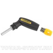 Отвертка STAYER 25563-H7 LeverMax реверсивно-рычажная, в наборе 6 бит, 7 предметов
