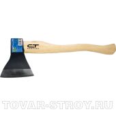 Топор ТП11-06, 600 г, в сборе, кованый, деревянное топорище СИБРТЕХ
