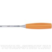 Стамеска, 6 мм, плоская, пластмассовая рукоятка SPARTA