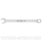 Ключ комбинированный, 7 мм, CrV, матовый хром STELS