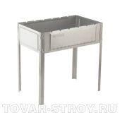Мангал с ребрами жесткости 500*300*500 мм. PALISAD Camping Россия, сталь 0.8 мм