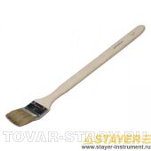 Кисть радиаторная STAYER 0111-50 UNIVERSAL-STANDART, натуральная щетина, дер. ручка, 50 мм