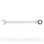 Ключ комбинированный трещоточный, 9мм, CrV, зеркальный хром MATRIX PROFESSIONAL