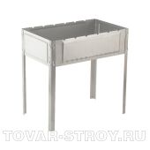 Мангал облегченный с ребрами жесткости 500*300*500 мм. PALISAD Camping Россия, сталь 0.6 мм