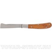 Нож садовый, 173 мм, складной, копулировочный, деревянная рукоятка PALISAD