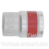Головка торцевая, 17 мм, 12-гранная, CrV, под квадрат 1/2", хромированная MATRIX MASTER