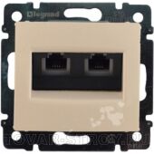 Розетка Legrand Valena компьютерная 2-ая, слоновая кость